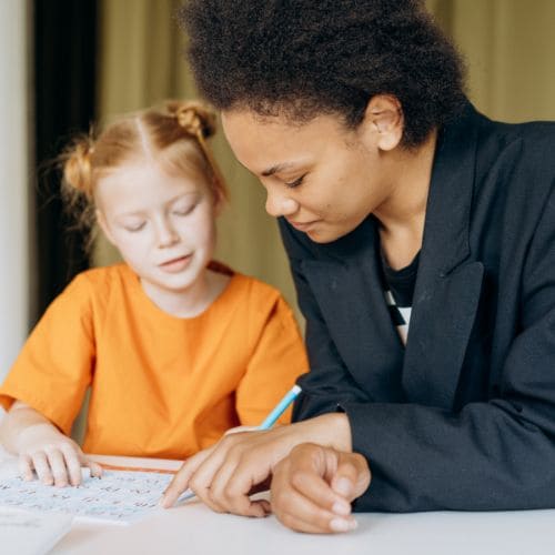 Kids learning and playing